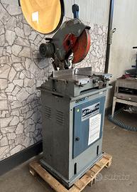Troncatrice angolare con banco per alluminio-legno
