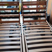 letto matrimoniale con reti a doppio motore 