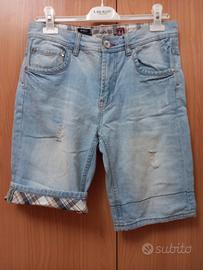 Jeans corti 100% cotone Sonny Bono tg. 44 Slim Fit