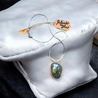 Collana con Pietra Minerale “Profondo Blu”