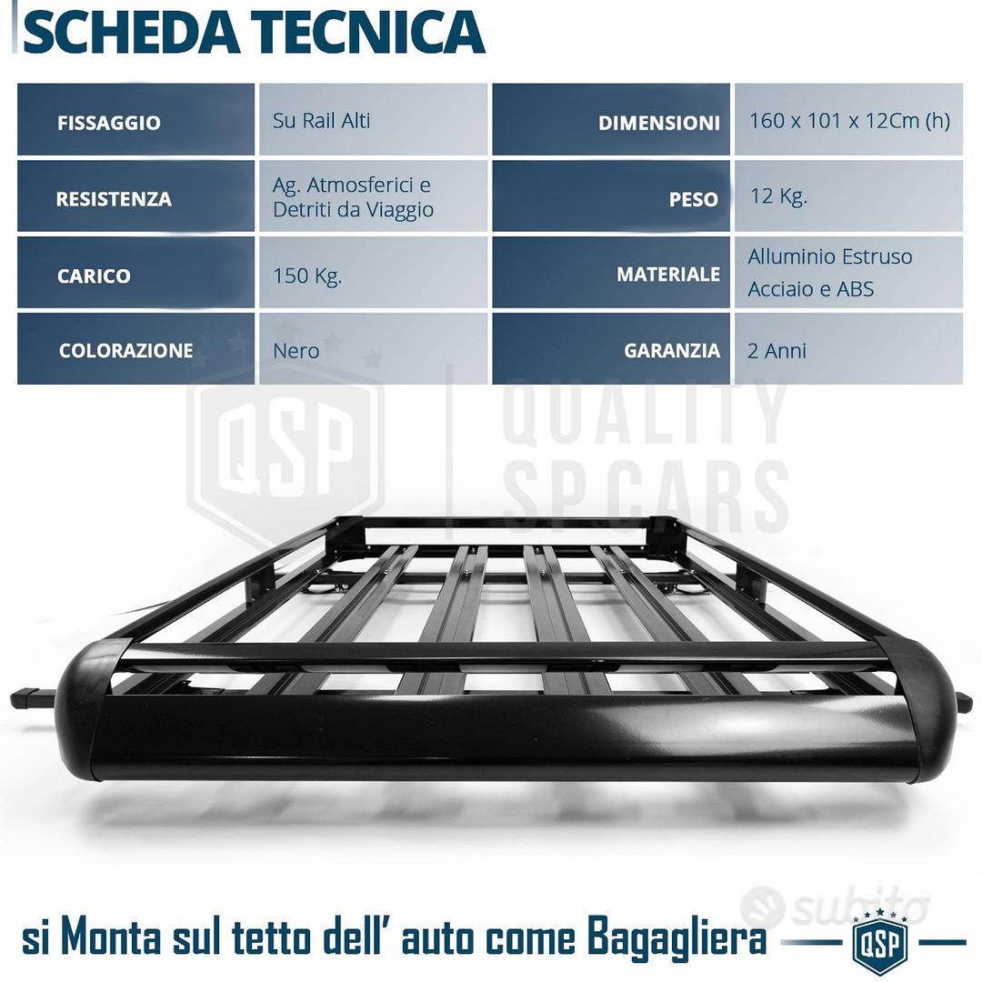 CESTELLO PORTAPACCHI TETTO PER Auto Ssangyong Bagagliera