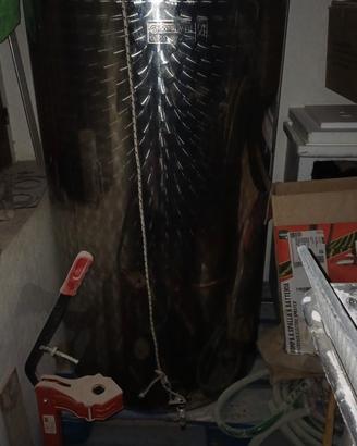 fusto inox 500 lt
