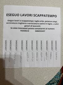 Lavori a scappa tempo