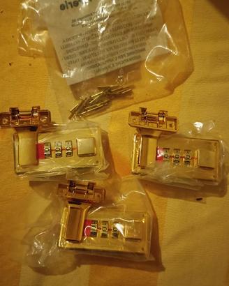 3 Serrature a combinazione per custodia chitarra g