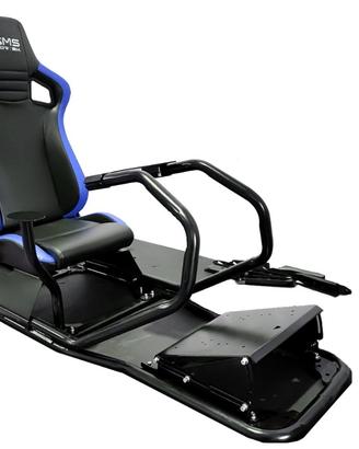 Poltrona/Simulatore guida Cortek SIM5 blu-nera