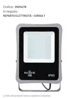 Coppia di fari  solari da 100w per uso esterno