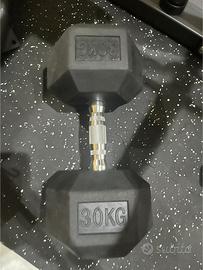 Coppia Manubri palestra 30kg  nuovi