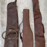 LOTTO STOCK 3 FODERI FUCILE VINTAGE SOVRAPPOSTO AU