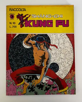 fumetto raccolta kung fu Shang chi 10 ed corno