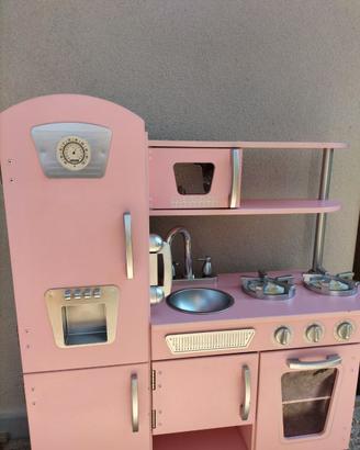 Cucina giocattolo KidKraft rosa in legno