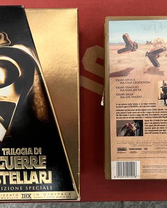 COFANETTO VHS TRILOGIA GUERRE STELLARI ed. special