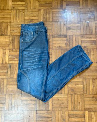 Jeans Vintage Y2K a gamba dritta