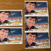 Biglietti Lotteria Italia - 2002
