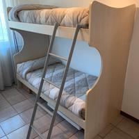 Letto a castello con materassi