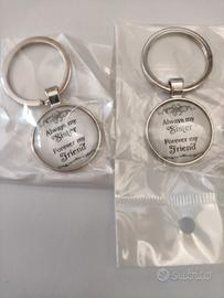 portachiavi con frasi inglese sorella amore