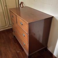 Cassettiera camera da letto comò legno massello