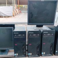 IBM LENOVO SERVER XEON +3 PC SMALL OFFICE+3MONITOR