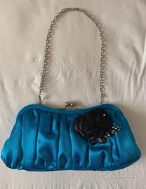 Pochette da cerimonia bluette