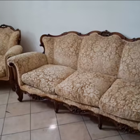 Set completi (divano + 2 poltrone) stile barocco