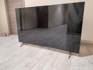 Televisore LG 65" QNED con schermo danneggiato