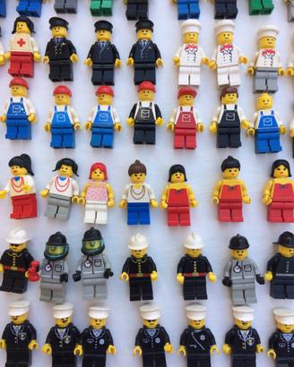 LEGO minifigure CITY vintage anni 80 90