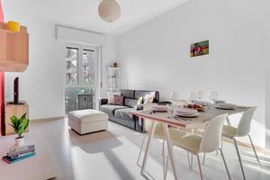 Bilocale arredato 65 mq luminoso con balcone