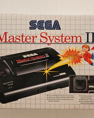 Sega Master System II + Light Gun + Manuali
