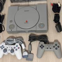 PLAYSTATION 1+MEMORY CARD+GIOCHI