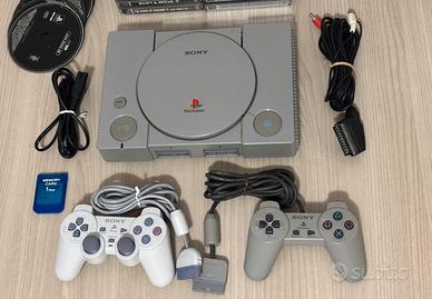 PLAYSTATION 1+MEMORY CARD+GIOCHI