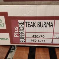 Parquet in teak Listone Giordano