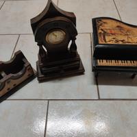 Orologio carillon porta oggetti modernariato