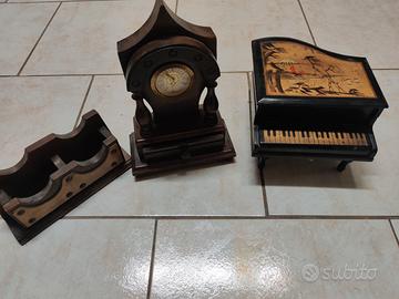 Orologio carillon porta oggetti modernariato