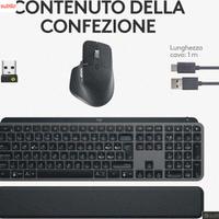 Logitech MX Keys S Combo - Tastiera e Mouse Wirel