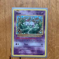 Carta pokemon di Mew holo