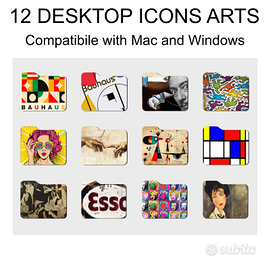 12 Icone a tema ARTE
