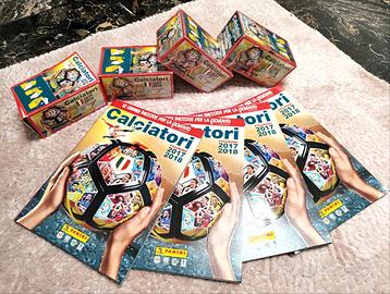 Lotto 4 Box Calciatori Panini 2017/18 Sigillati