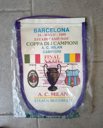 gagliardetto milan steaua Bucarest 1989