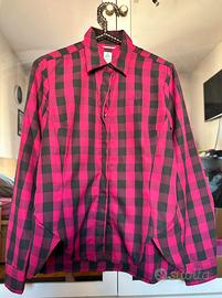 Camicia Odlo nera e fucsia