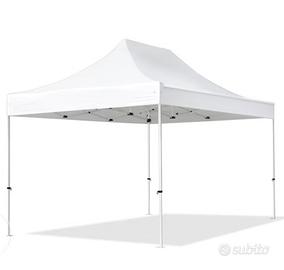 Gazebo Euronovità 3x4.5m bianco 