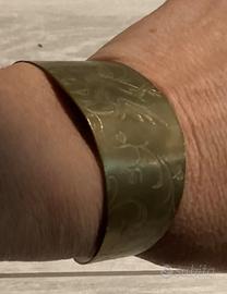 Bracciale rigido vintage decorato