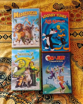 4 DVD animazione 