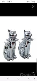 Statuetta - Shining cats (2) - Resina