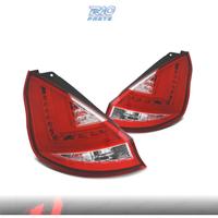 FANALI FORD FIESTA MK7 08-12 LIGHT BAR ROSSO CROMA