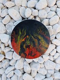 Quadro arredamento astratto realizzato a mano