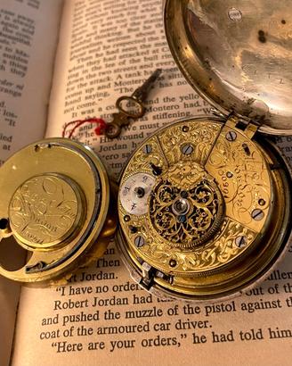 Orologio da tasca verge fusee Eardley Norton 1785