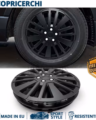 Copricerchi per HYUNDAI 13'' NERE con 15 Razze