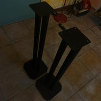 Stand per diffusori colore grigio cm 80