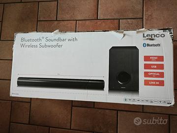 soundbar lenco sbw-801bk
