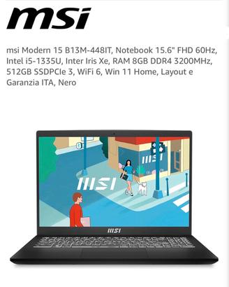 Msi modern 15 MAI USATO