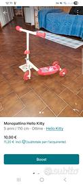 monopattino hello kitty